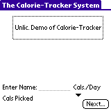 Calorie-Tracker System