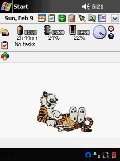 Calvin & Hobbes Animated Theme for Pocket PC