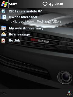 Camaro Theme for Pocket PC