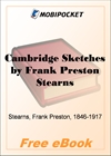 Cambridge Sketches for MobiPocket Reader