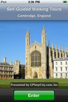Cambridge Walking Tours and Map