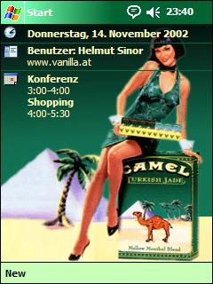 Camel Animated Theme for Pocket PC