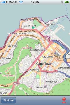 Cape Town Street Map