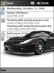 Car BLK Theme for Pocket PC