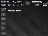 Carbon Fiber Greyscale Zen Theme for Blackberry 8300 Curve
