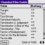 Chambel's Film Guide