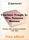 Charlotte Temple for MobiPocket Reader