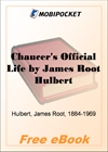 Chaucer's Official Life for MobiPocket Reader
