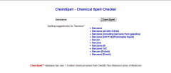 ChemSpell - Firefox Addon