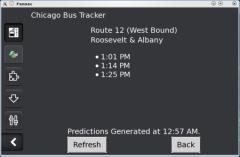 Chicago Bus Tracker - Firefox Addon