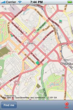 Chisinau Street Map Lite