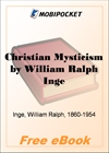Christian Mysticism for MobiPocket Reader