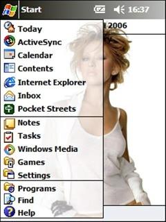 Christina Aguilera bb Theme for Pocket PC