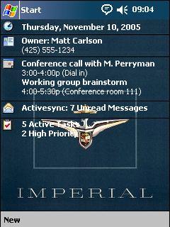 Chrysler Imperial AV Theme for Pocket PC