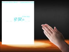 Clap Neon Lamp w/clock for iPad
