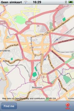 Clermont-Ferrand Street Map Lite