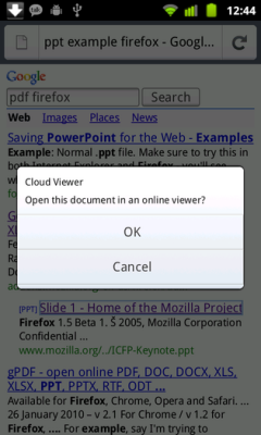 Cloud Viewer - Firefox Addon