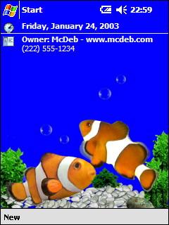 Clown Fishes Theme for Pocket PC
