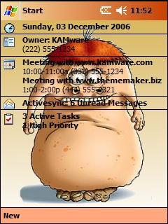 Clunge Ambler Flanimal AMF Theme for Pocket PC