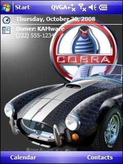 Cobra Patterned Theme for Pocket PC