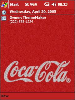 Coca-Cola VGA Theme for Pocket PC