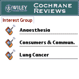 Cochrane Reviews in Back (Palm OS)