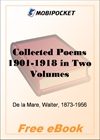 Collected Poems 1901-1918 - Volume II for MobiPocket Reader