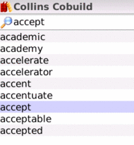 Collins COBUILD Student's Dictionary Plus Grammar (BlackBerry)