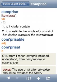 Collins English Dictionary Unabridged (iPhone/iPad)