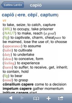 Collins Latin Dictionary (iPhone)