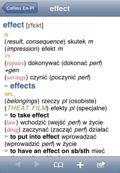 Collins Polish Dictionary (iPhone)