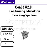 ConEd-Continuing Education Tracker