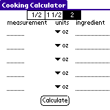 Cooking Calculator