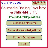 Coumadin Dosing Calculator & Database