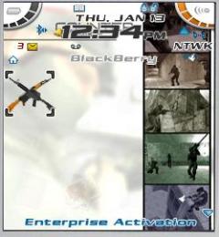 Counterstrike Theme for Blackberry 7100