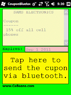 CouponBluetooth