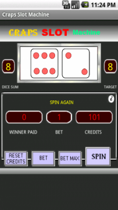 Craps Slot Machine