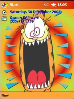 Crazy Cat AMF Theme for Pocket PC