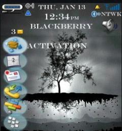 Creation Theme for Blackberry 8100 Pearl