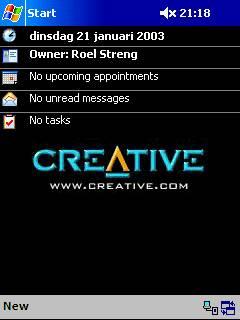 Creative Labs Theme for Pocket PC