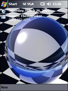 Crystal Balls VGA Theme for Pocket PC