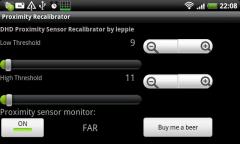 DHD Proximity Sensor Recalibrator