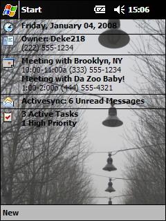 DKB Fall In NYC Theme for Pocket PC