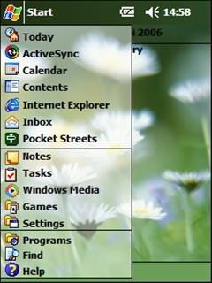 Daisies bb Theme for Pocket PC