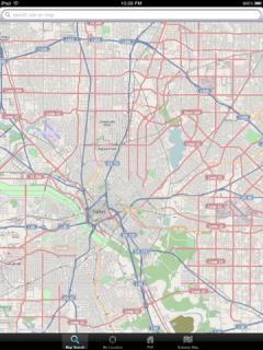 Dallas Map for iPad