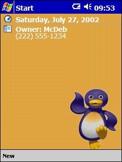 Dancin' Penguin Theme for Pocket PC