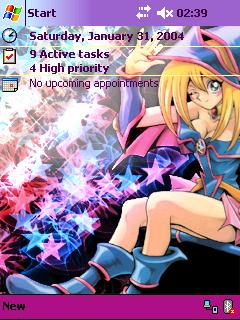 Dark Magician Assistant Girl Theme for Pocket PC