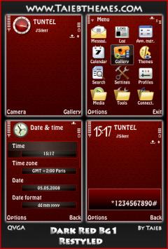 Dark Red Bg1 Restyled Theme