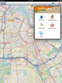 Darwin Street Map for iPad