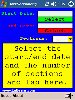 DateSectioner